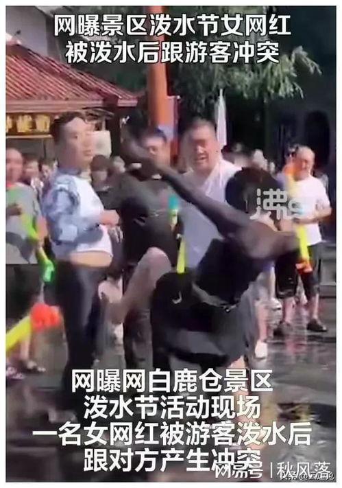 网红打架爆料视频,现场混乱，网友热议
