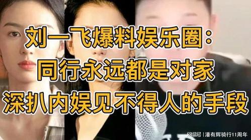 刘一飞爆料娱乐圈,刘一飞揭露惊天秘密！